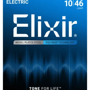 Elixir Strings 12050 Polyweb Electric Guitar Strings - 010-046 Light