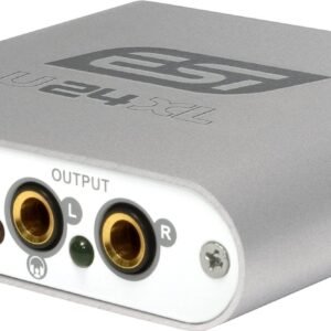 ESI U24 XL - front and back panels ESI U24 XL 24-bit USB Audio Interface