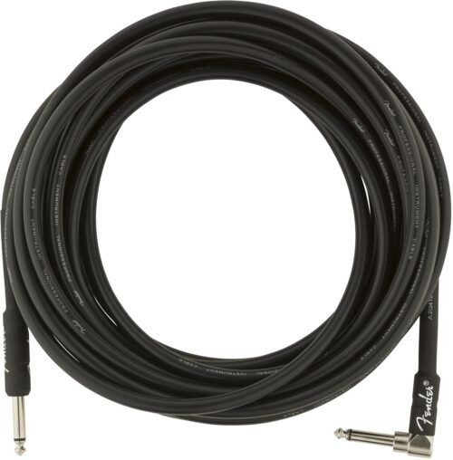 Fender Instrument Cable Professional Series 25Ft Black Str/Ang 990820060