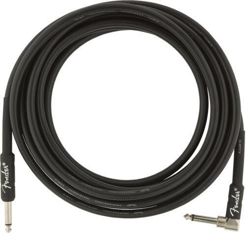 Fender Professional Series Instrument Cables Straight/Angle 15 Black 990820059