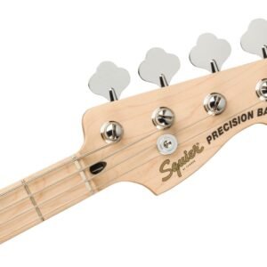 Squier Affinity Precision Bass PJ Olympic White - headstock