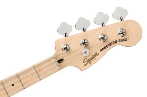 Squier Affinity Precision Bass PJ Olympic White - headstock