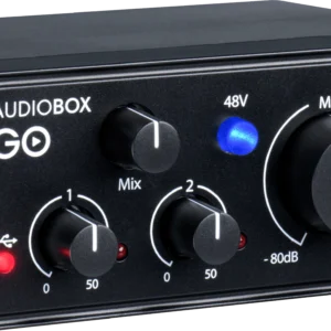 Fender Studio AudioBox Go - angled view Fender Studio AudioBox Go USB-C Audio Interface