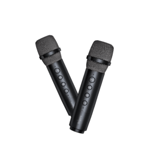 FINGERS 2Mic-GrooveBox Portable Speaker with 2 Wireless Mics