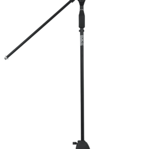 Rok-It RI-MICTP-FBM - full stand with boom, front view Gator Frameworks RI-MICTP-FBM Rok-It Tripod Mic Stand w/ Fixed Boom