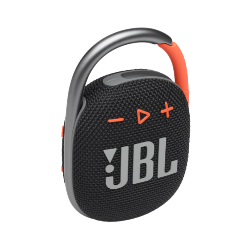 JBL Clip 4 Wireless Ultra-Portable Bluetooth Speaker (Black & Orange)