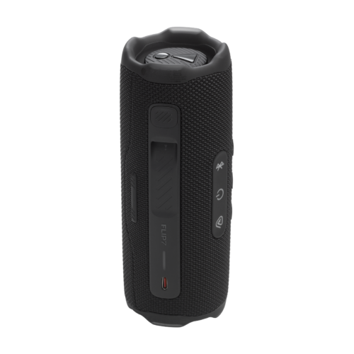 JBL Flip 7 Black - back JBL Flip 7 Portable Bluetooth Speaker with Pro Sound & 16H Battery (Black)