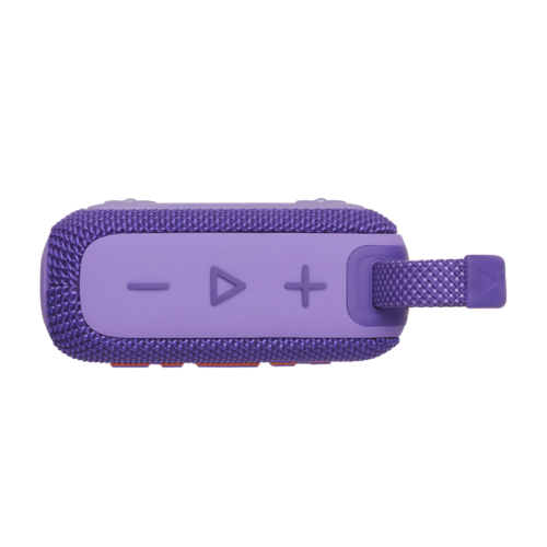 JBL Go 4 Purple - top controls JBL Go 4 Wireless Ultra-Portable Bluetooth Speaker – Purple