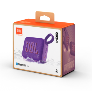 JBL Go 4 Purple - what's in the box JBL Go 4 Wireless Ultra-Portable Bluetooth Speaker – Purple