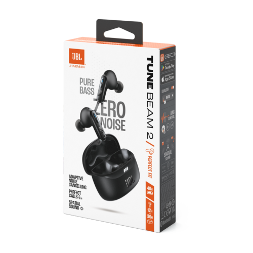 JBL Tune Beam 2 TWS Earbuds with ANC & 48H Playtime (Black)