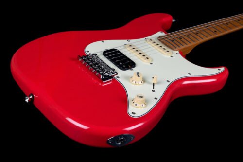 Jet, Electric Guitar, H-S-S pickup JS-400 -Coral Red