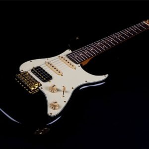 Jet JS-480 Black - detail Jet JS-480 6 String Electric Guitar Black