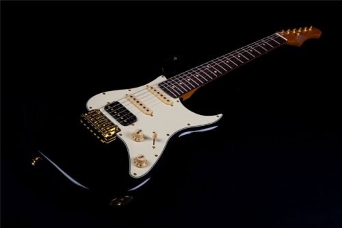 Jet JS-480 Black - detail Jet JS-480 6 String Electric Guitar Black