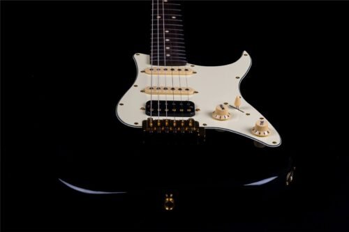 Jet JS-480 Black - detail Jet JS-480 6 String Electric Guitar Black