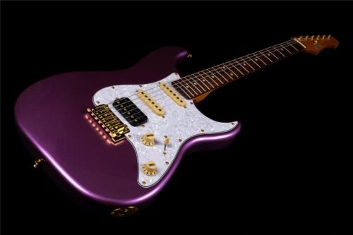 Jet JS-480 Violet - detail Jet JS-480 6 String Electric Guitar Violet