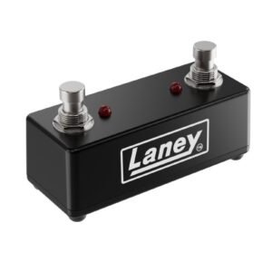 Laney FS2-MINI - right angle view Laney FS2-MINI Dual Switch Mini Pedal Led Status Lights Removable Lead