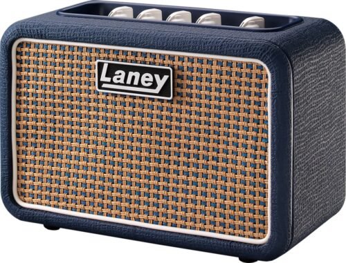 Laney MINI-STB-LION - left side Laney MINI-STB-LION Bluetooth Battery Powered Guitar Amplifier