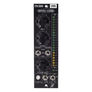 Lindell Audio 7X-500VIN - front panel Lindell Audio 7X500VIN Cannel Transformer Vintage Coupled Compressor Limiter