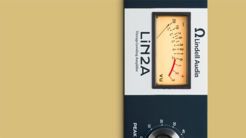 Lindell Audio LiN2A - VU meter close-up Lindell Audio LiN2A - VU meter close-up