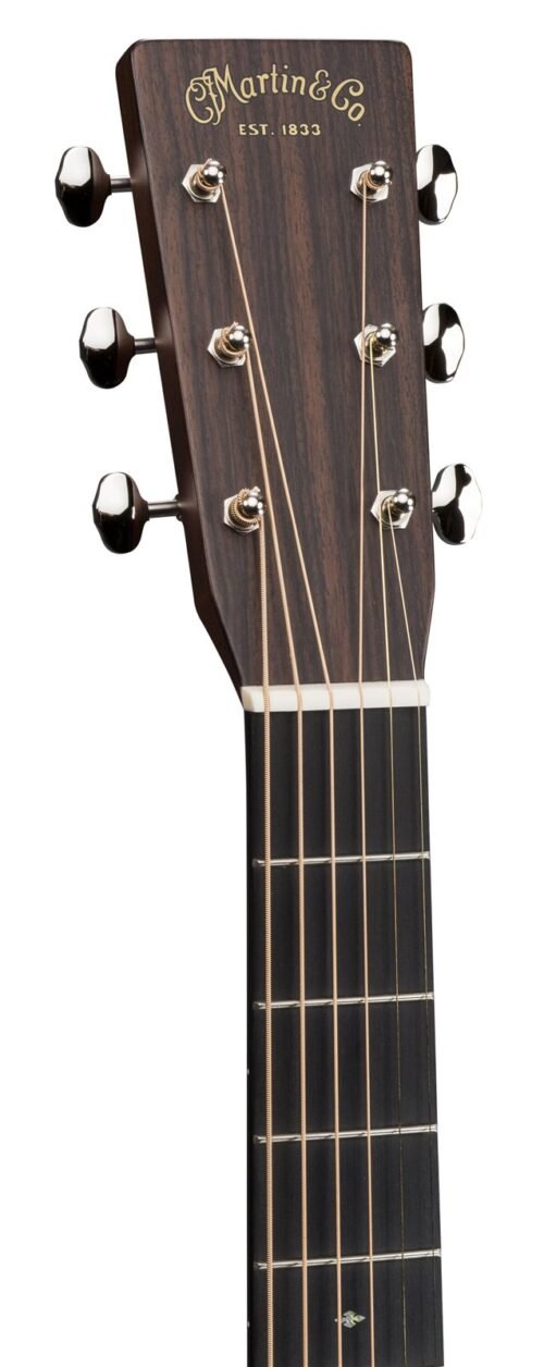 Martin HD-28E - headstock Martin HD-28E Standard Series Electro Acoustic Guitar - Natural