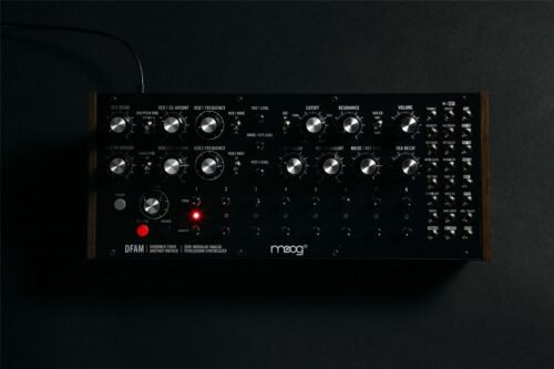 Moog DFAM - front panel Moog DFAM Analog Percussion Synthesizer