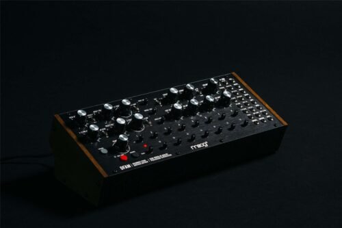 Moog DFAM - angled view Moog DFAM Analog Percussion Synthesizer
