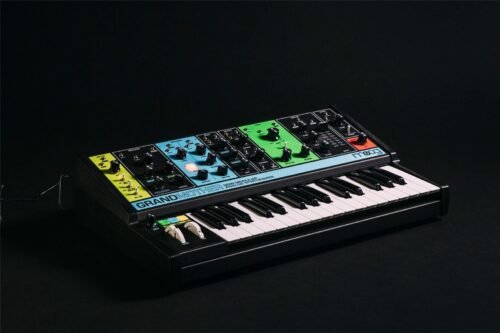 Moog Grandmother - angled view Moog Grandmother Semi-Modular Analog Synthesizer