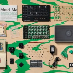 Moog Mavis - kit parts laid out before assembly Moog Mavis Semi-modular Analog Synthesizer Kit and Eurorack Module