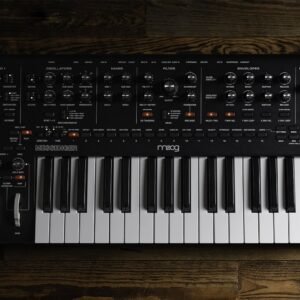 Moog Messenger - top view of panel and keys Moog Messenger Monophonic Analog Synthesizer