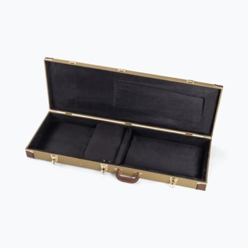 OnStage GCE6000T Hardshell Electric Guitar Case - open, moulded plush interior OnStage GCE6000T Hardshell Electric Guitar Case