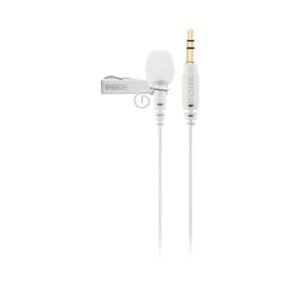 Rode Lavalier Go Professional-Grade Wearable Lapel Microphone White Color Edition - White
