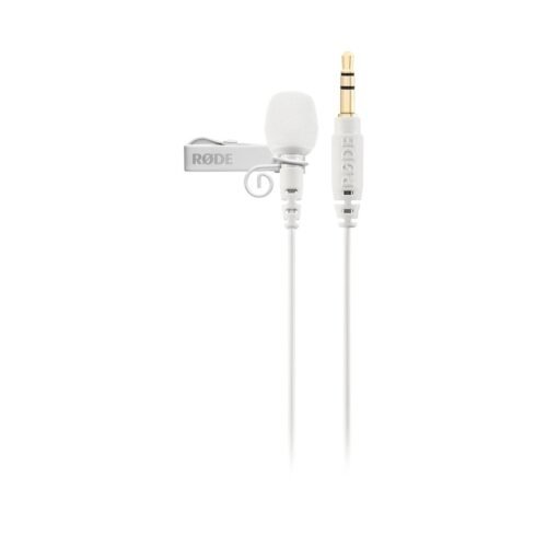 Rode Lavalier Go Professional-Grade Wearable Lapel Microphone White Color Edition - White
