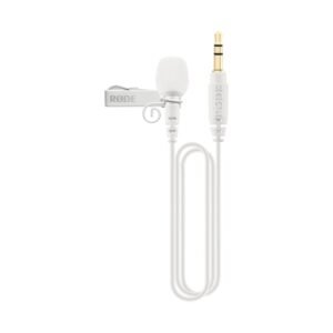Rode Lavalier Go Professional-Grade Wearable Lapel Microphone White Color Edition - White