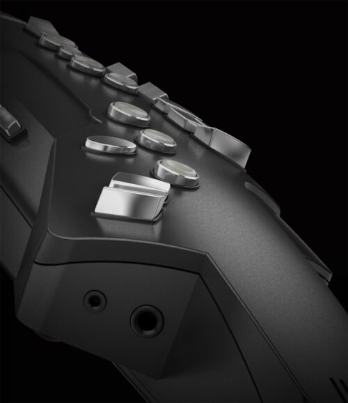 Roland Aerophone AE-10G - Graphite Black, angled view Roland Aerophone AE-10G Digital Wind Instrument