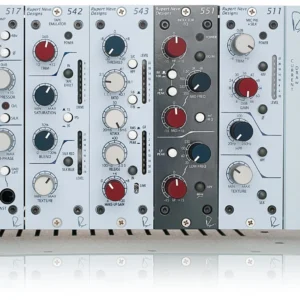 Rupert Neve Designs R6 - front view loaded with modules Rupert Neve Designs R6 Six Space 500 Series Rack