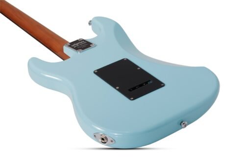 Schecter Nick Johnston Traditional H/S/S - Atomic Frost detail view 2 Schecter Nick Johnston Traditional HSS Electric Guitar With Gig Bag - Atomic Forst 1542