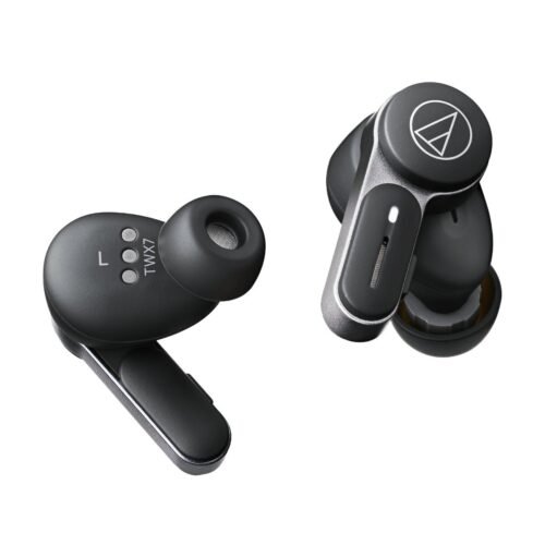Audio-Technica ATH-TWX7 Ash Black - alternate view Audio-Technica ATH-TWX7BK Wireless Earbuds, Black