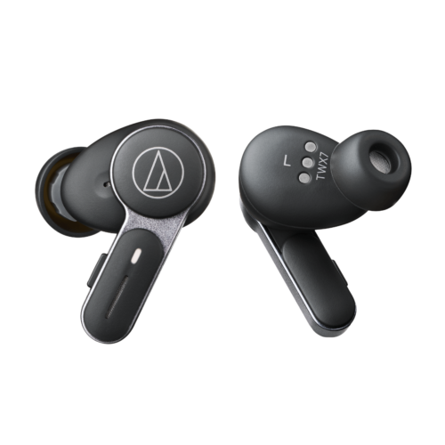 Audio-Technica ATH-TWX7 Ash Black - earbuds with charging case Audio-Technica ATH-TWX7BK Wireless Earbuds, Black