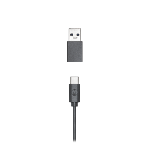 Audio-Technica ATR2x-USB - USB-C plug with included USB-A adapter Audio-Technica ATR2x-USB - USB-C plug with included USB-A adapter