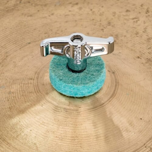Dixon PAWS-QBPK1 Felt Pack - blue cymbal felt fitted under a wing nut Dixon PAWS QBPK1 HP Drum Key (PAWSQBPK1HP)