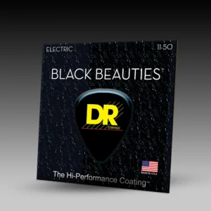 DR BKE-11 Black Beauties Heavy Electric Guitar Strings Set- .011-.050