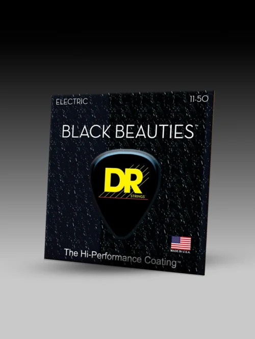 DR BKE-11 Black Beauties Heavy Electric Guitar Strings Set- .011-.050
