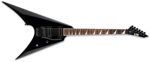 ESP LTD Arrow-200 Black - front ESP LTD Arrow-200 Electric Guitar - Black