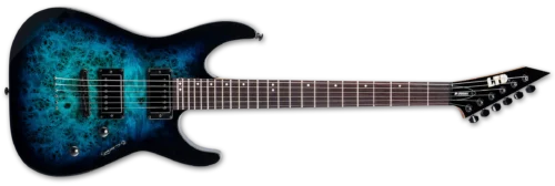 ESP LTD M-200DX Blue Burst - photo ESP LTD M-200DX Electric Guitar - Blue Burst