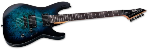ESP LTD M-200DX Blue Burst - photo ESP LTD M-200DX Electric Guitar - Blue Burst