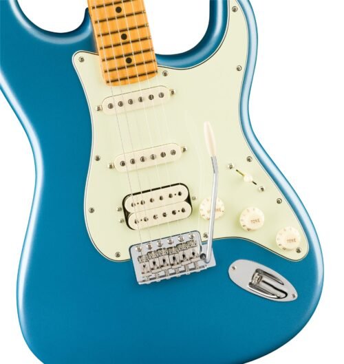 Fender American Professional Classic Stratocaster HSS Faded Lake Placid Blue - body