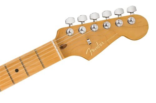 Fender American Ultra Stratocaster Cobra Blue - headstock