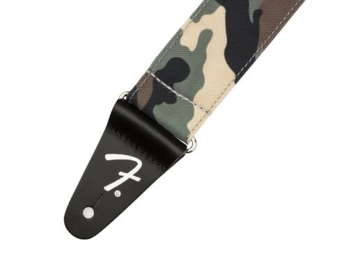 Fender Camo Strap Woodland Camo - detail Fender 2" Camo Strap Woodland Camo 990638076