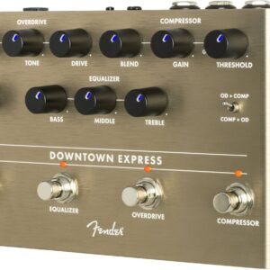 Fender Downtown Express Bass Multi-Effect Pedal - angle view