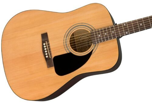 Fender FA-115 Dreadnought Natural - body angle Fender FA-115 Dreadnought Natural - body angle